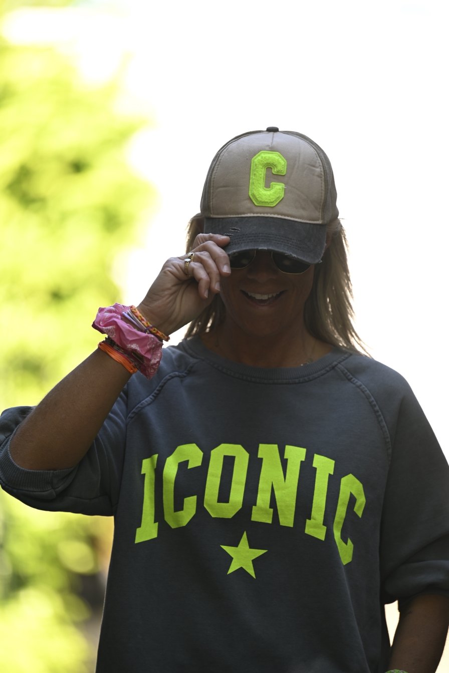 Sweater Iconic Antra - Geel