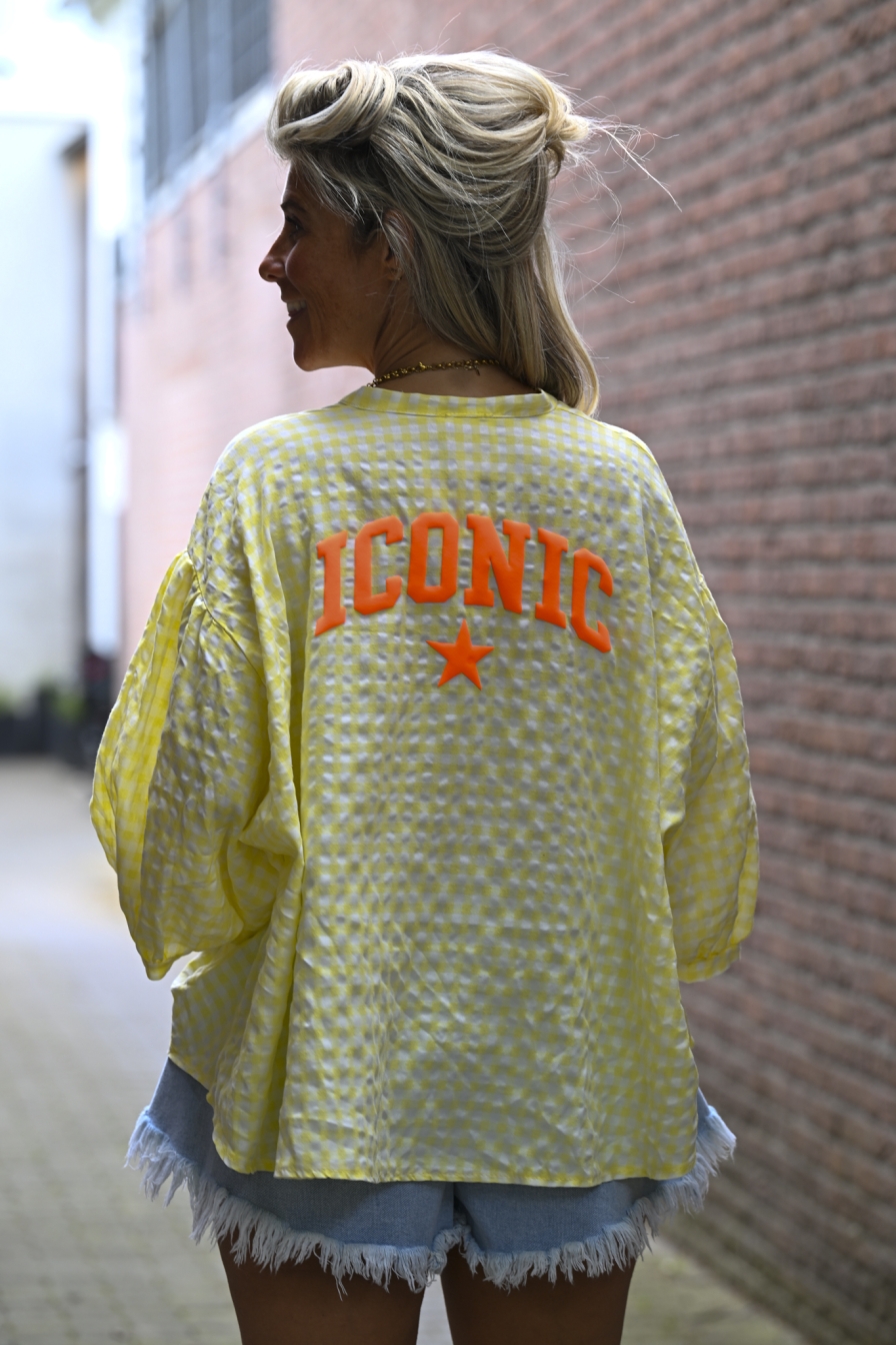 Blouse Iconic Geel