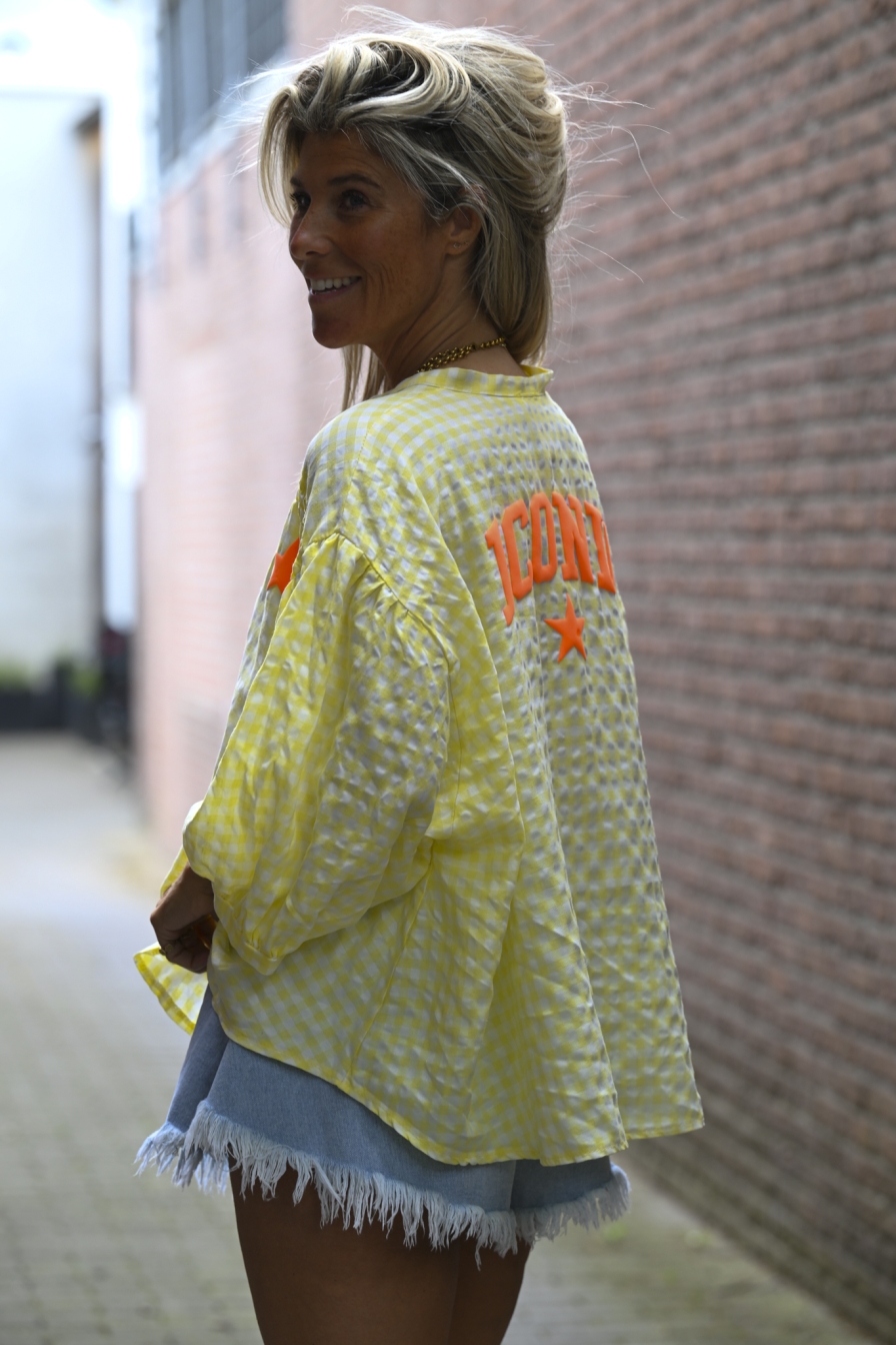 Blouse Iconic Geel