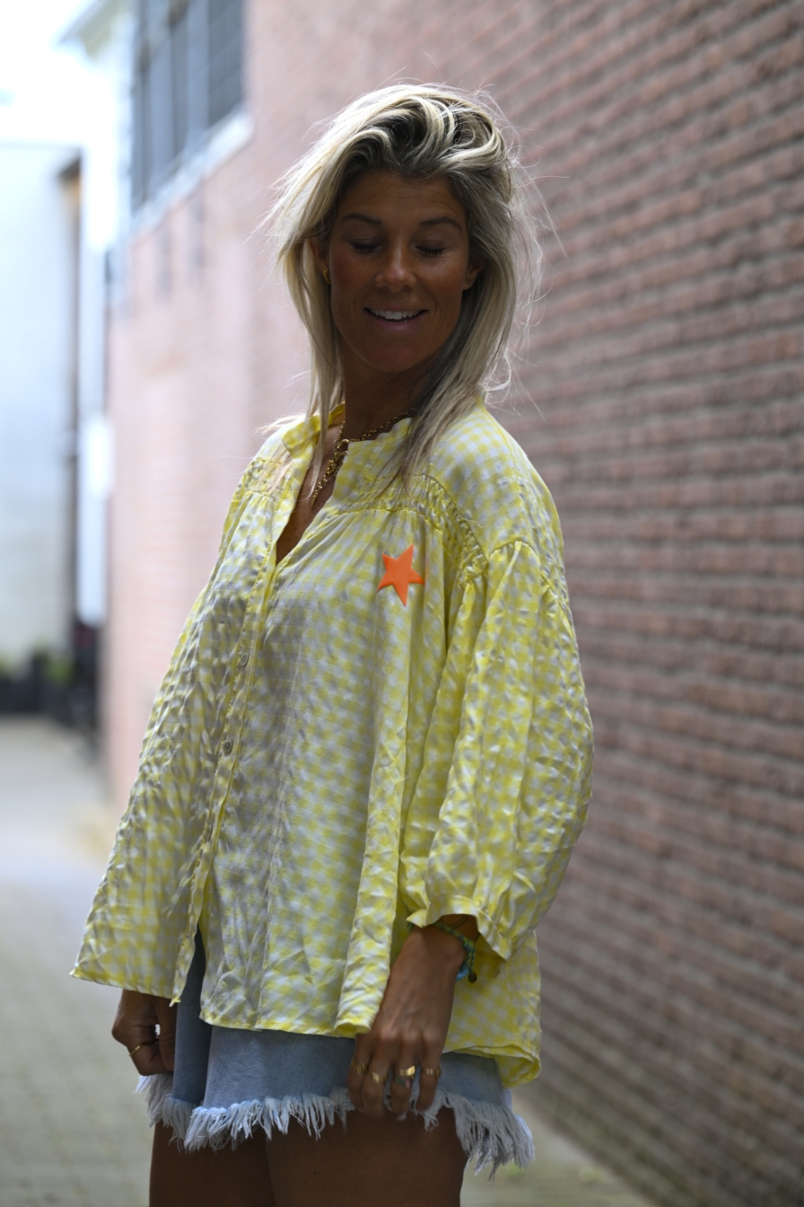 Blouse Iconic Geel