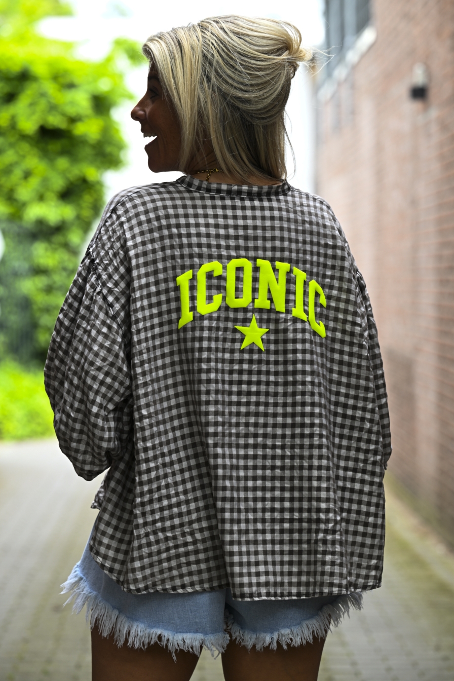 Blouse Iconic Grijs