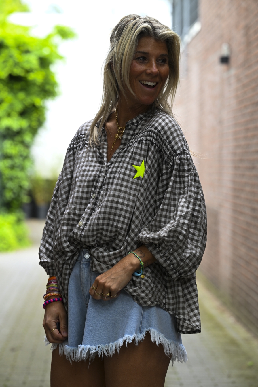 Blouse Iconic Grijs