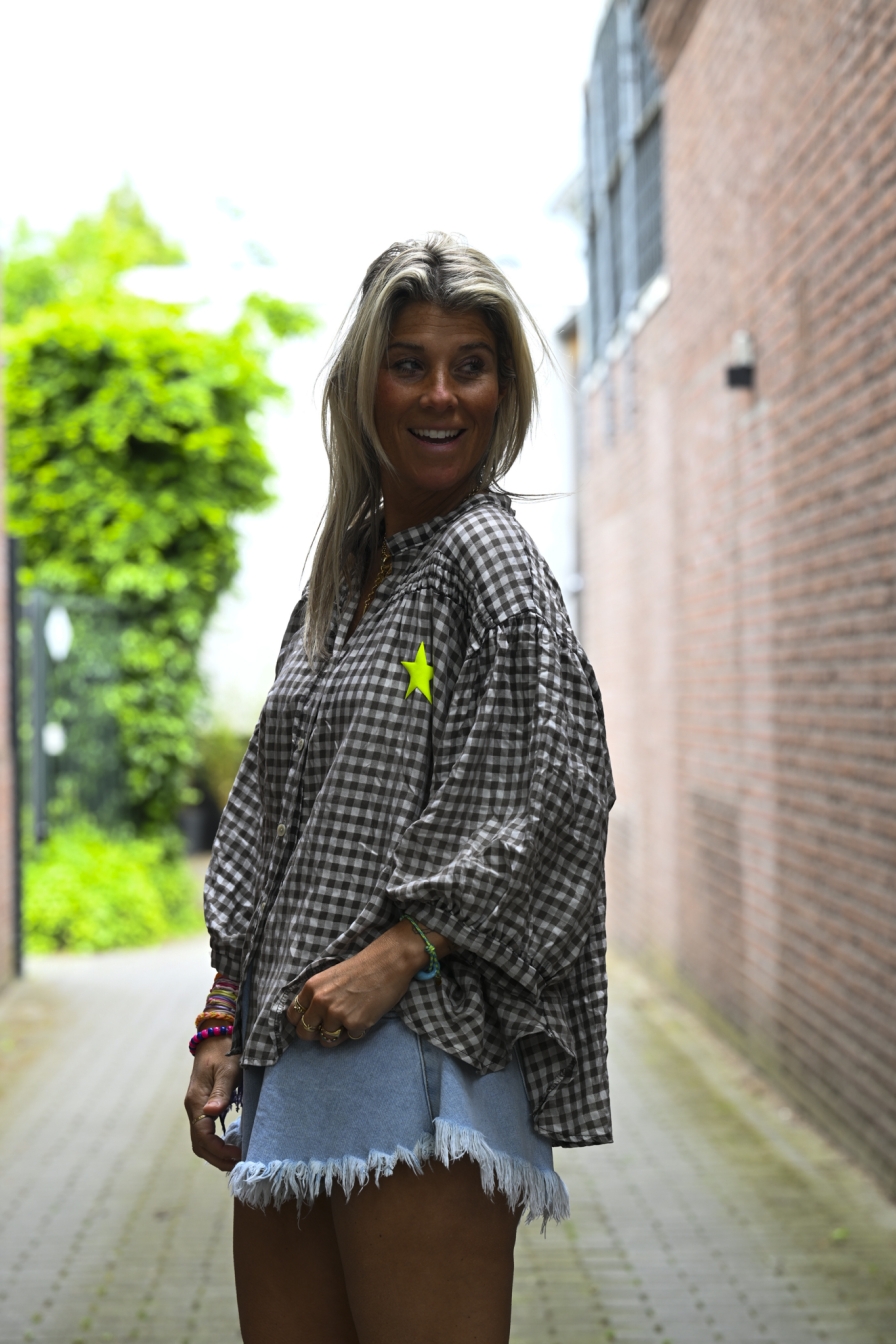 Blouse Iconic Grijs