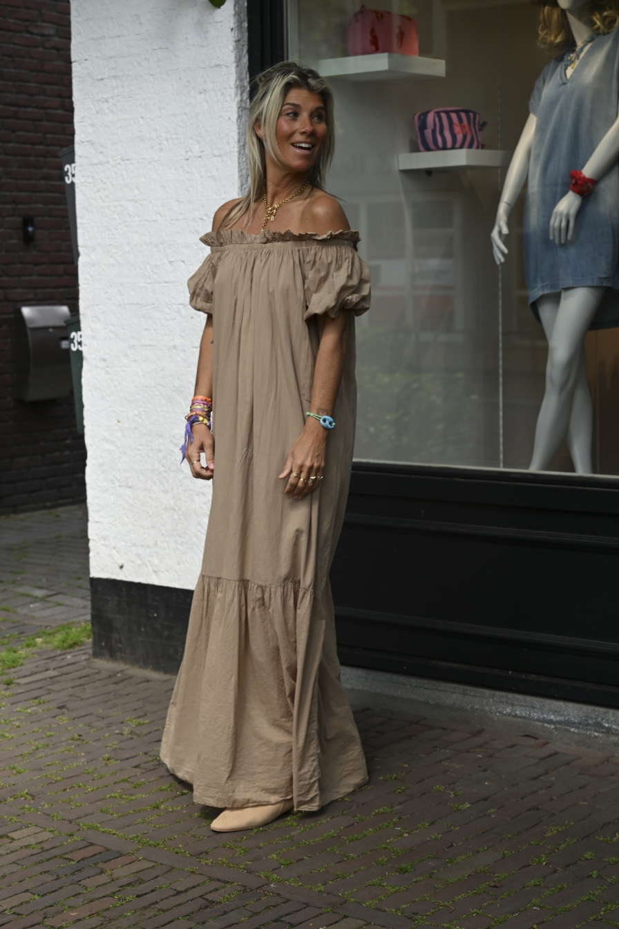 Dress Catoo Camel