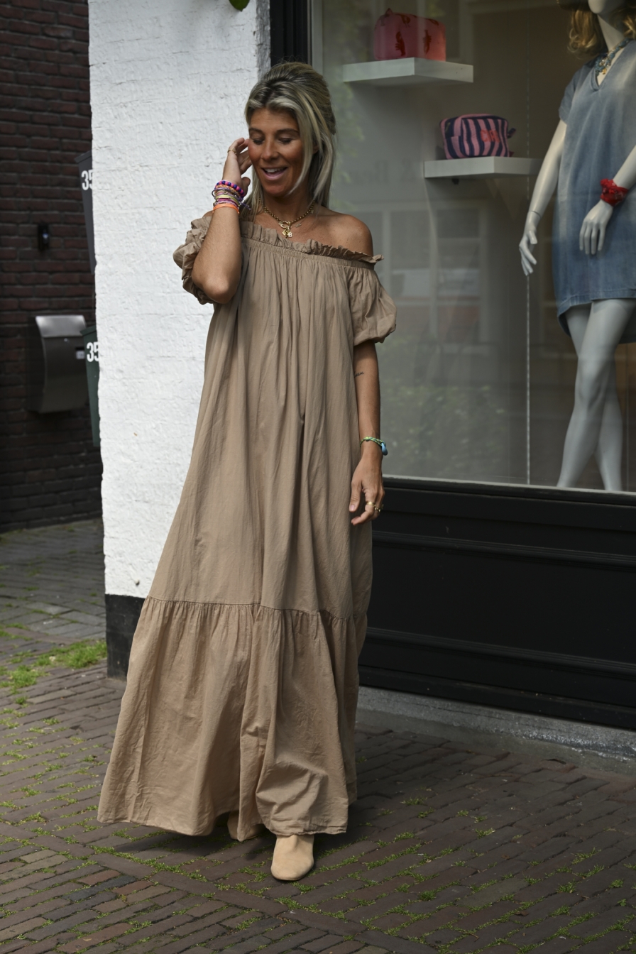 Dress Catoo Camel