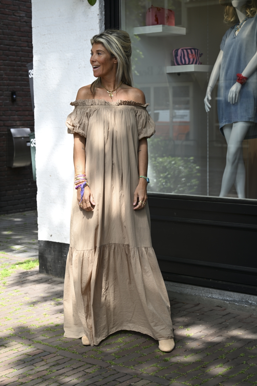 Dress Catoo Camel
