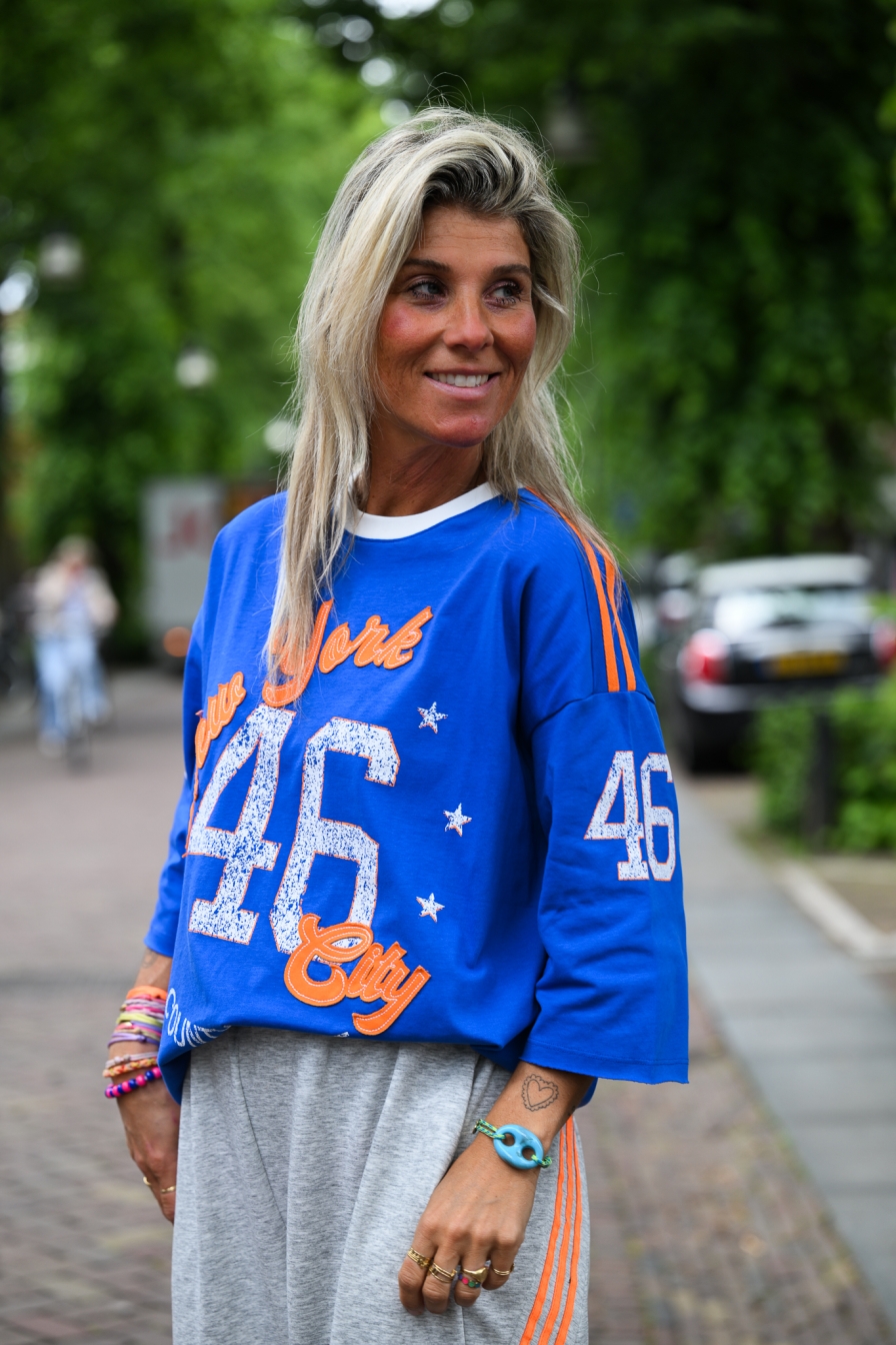 Oversized Tee 46 Kobalt