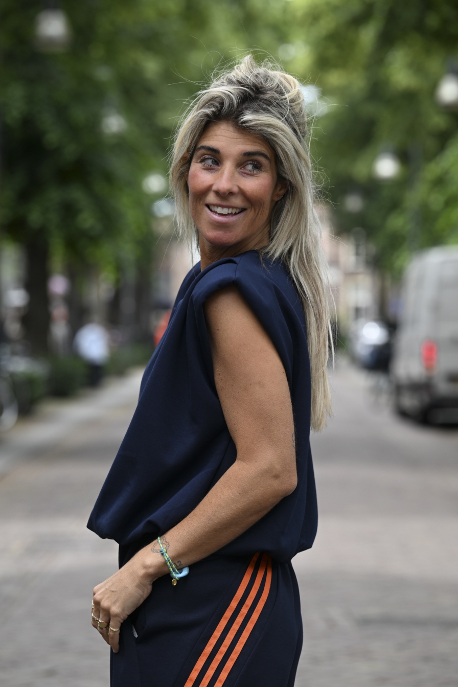 Top Lou Donkerblauw