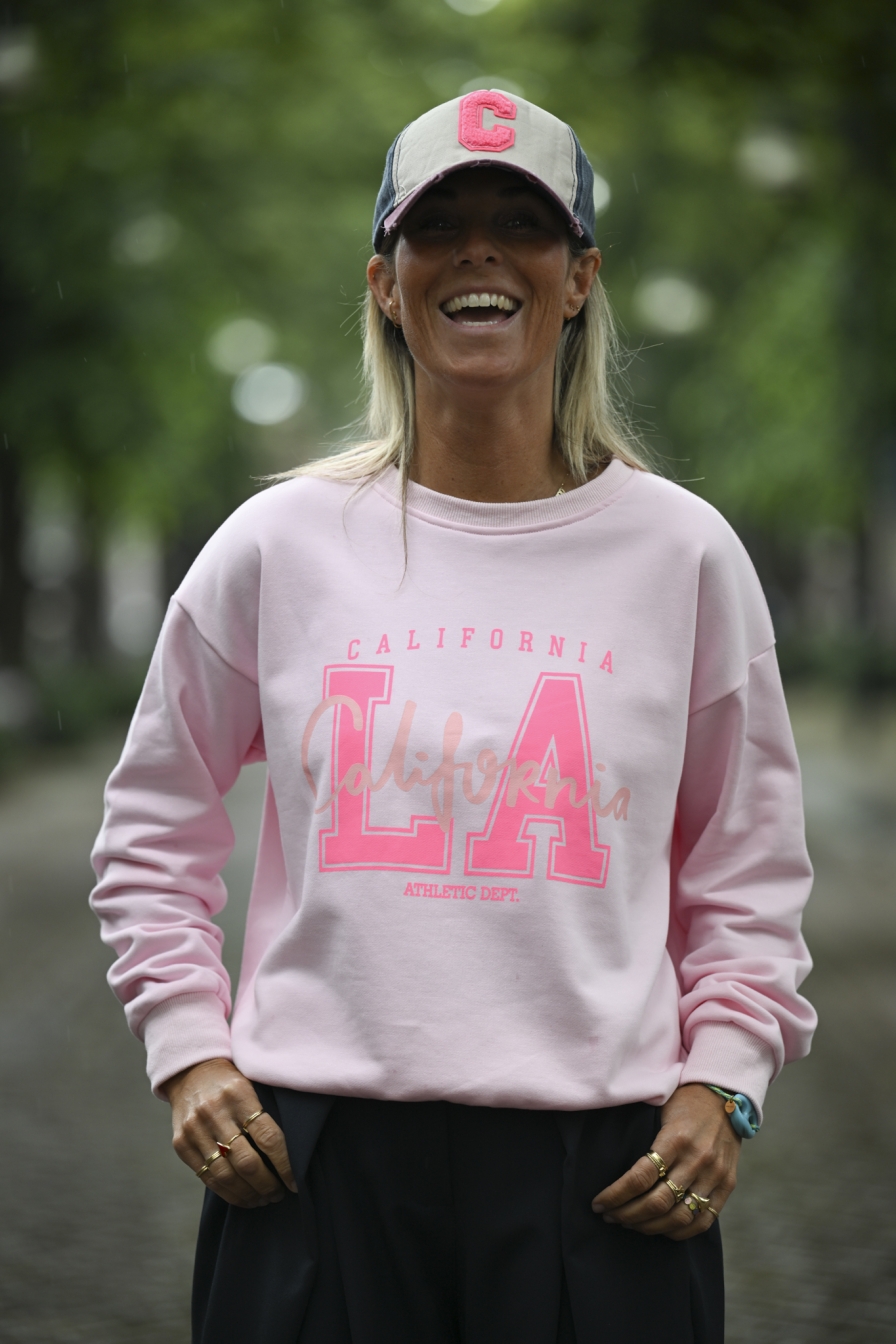 Sweater LA Roze