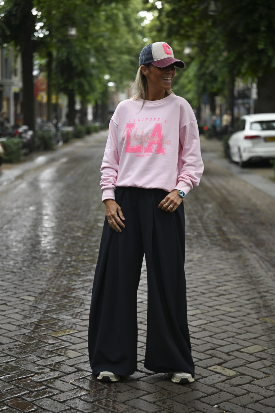 Sweater LA Roze