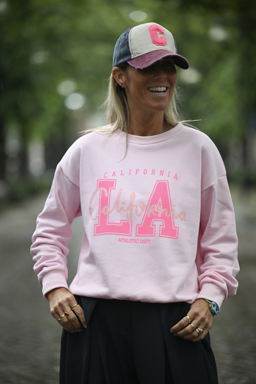 Sweater LA Roze