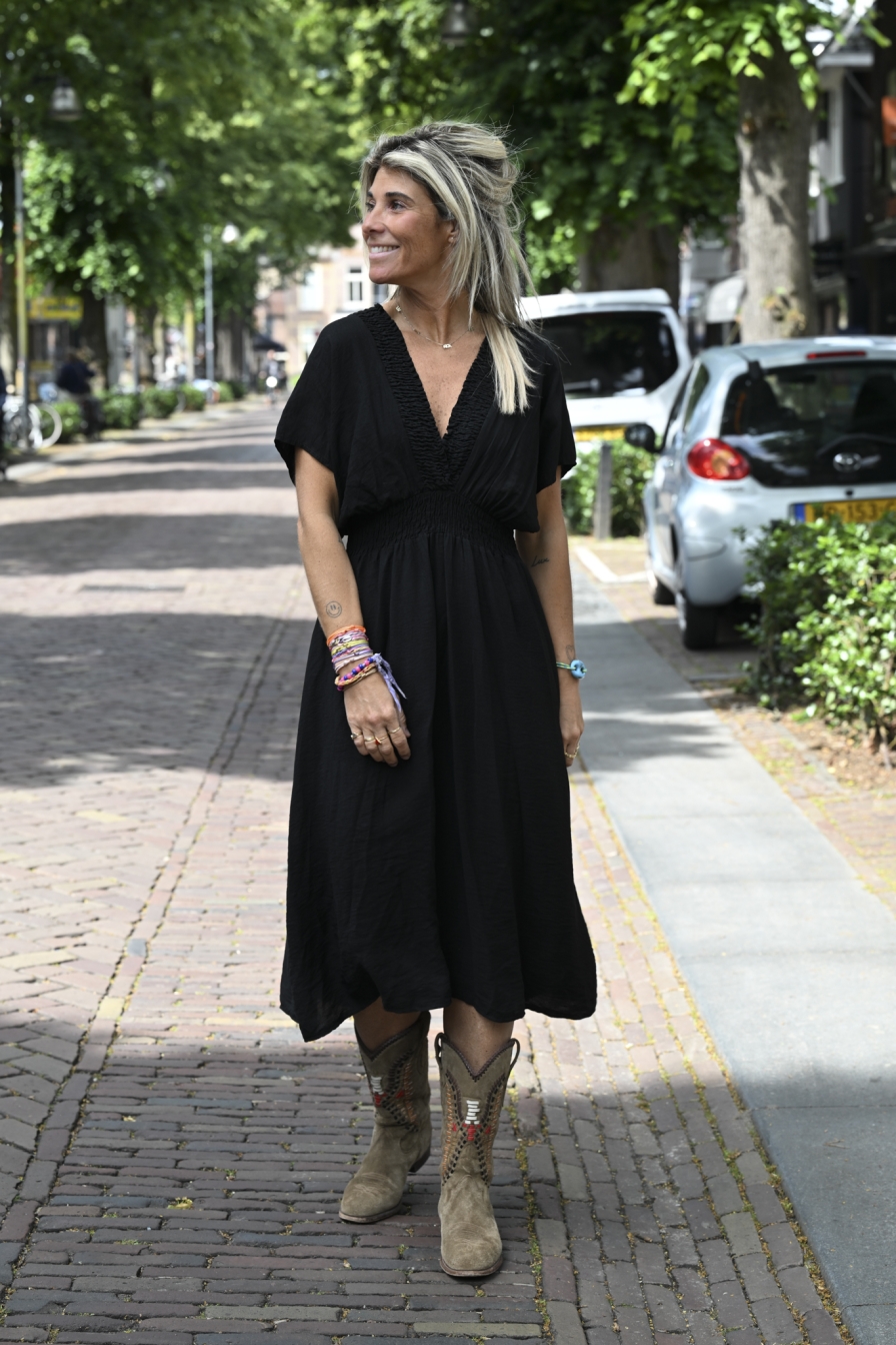 Dress YaYa-V Zwart