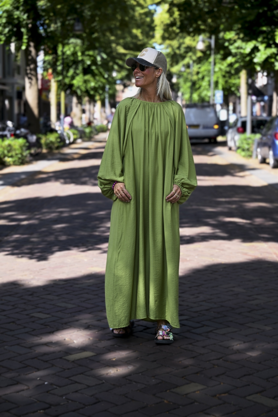 Dress Marbella Olijfgroen