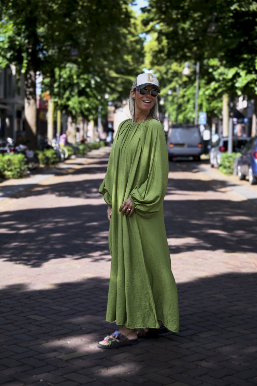 Dress Marbella Olijfgroen