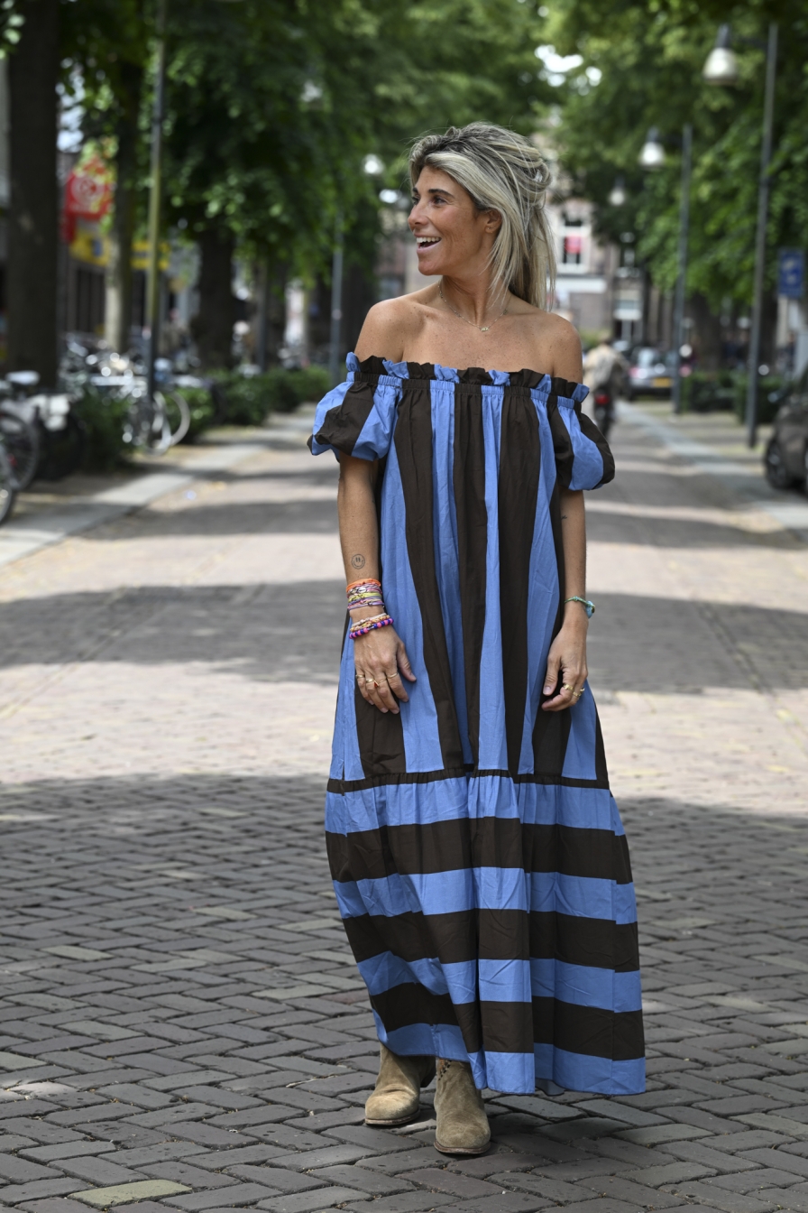 Dress Selma Blauw