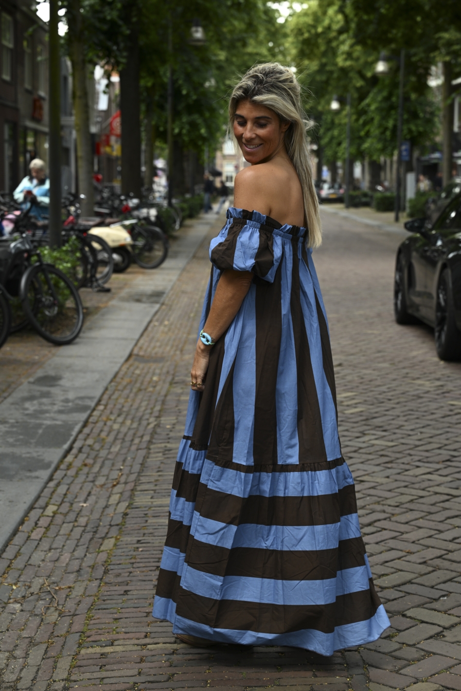Dress Selma Blauw