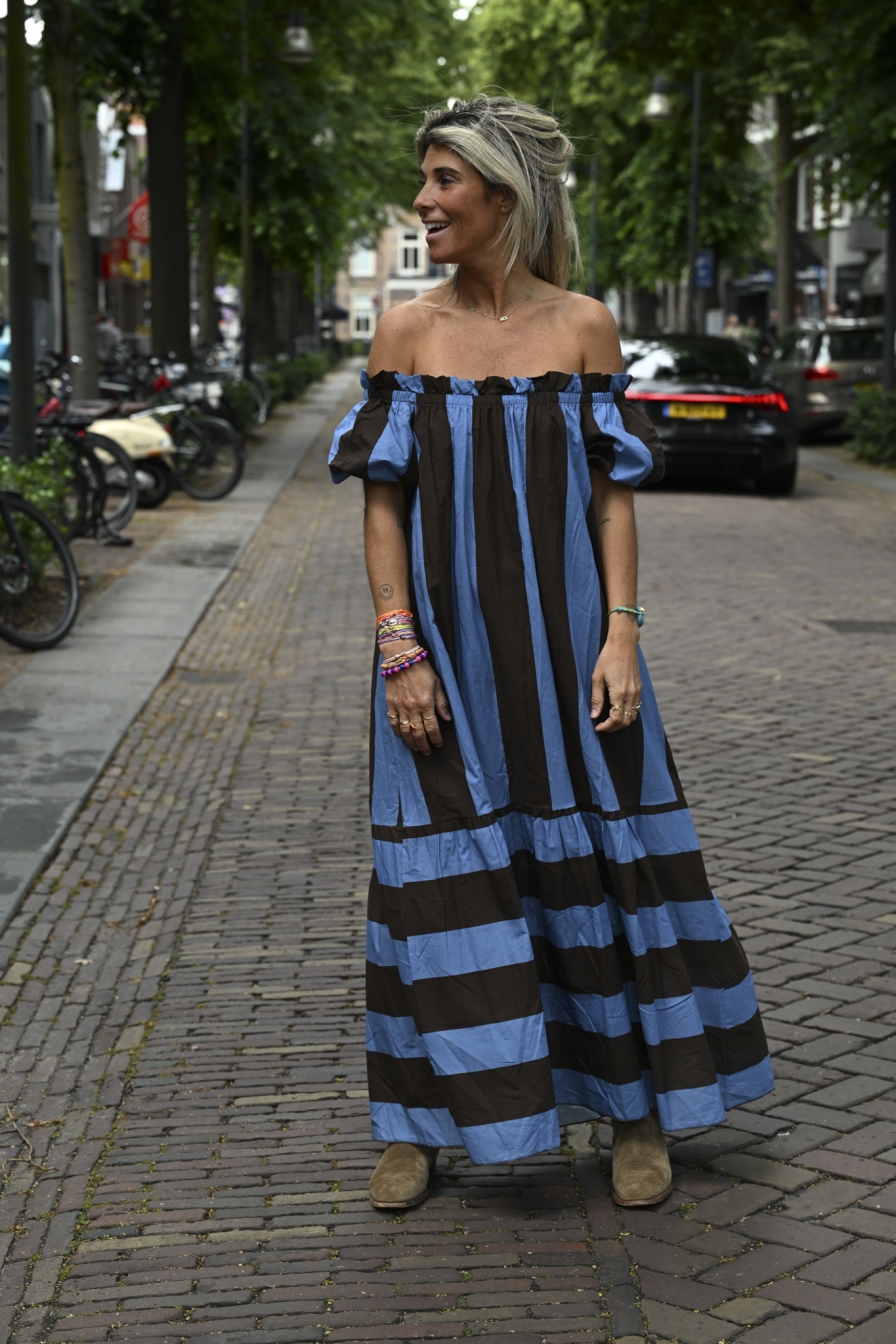 Dress Selma Blauw
