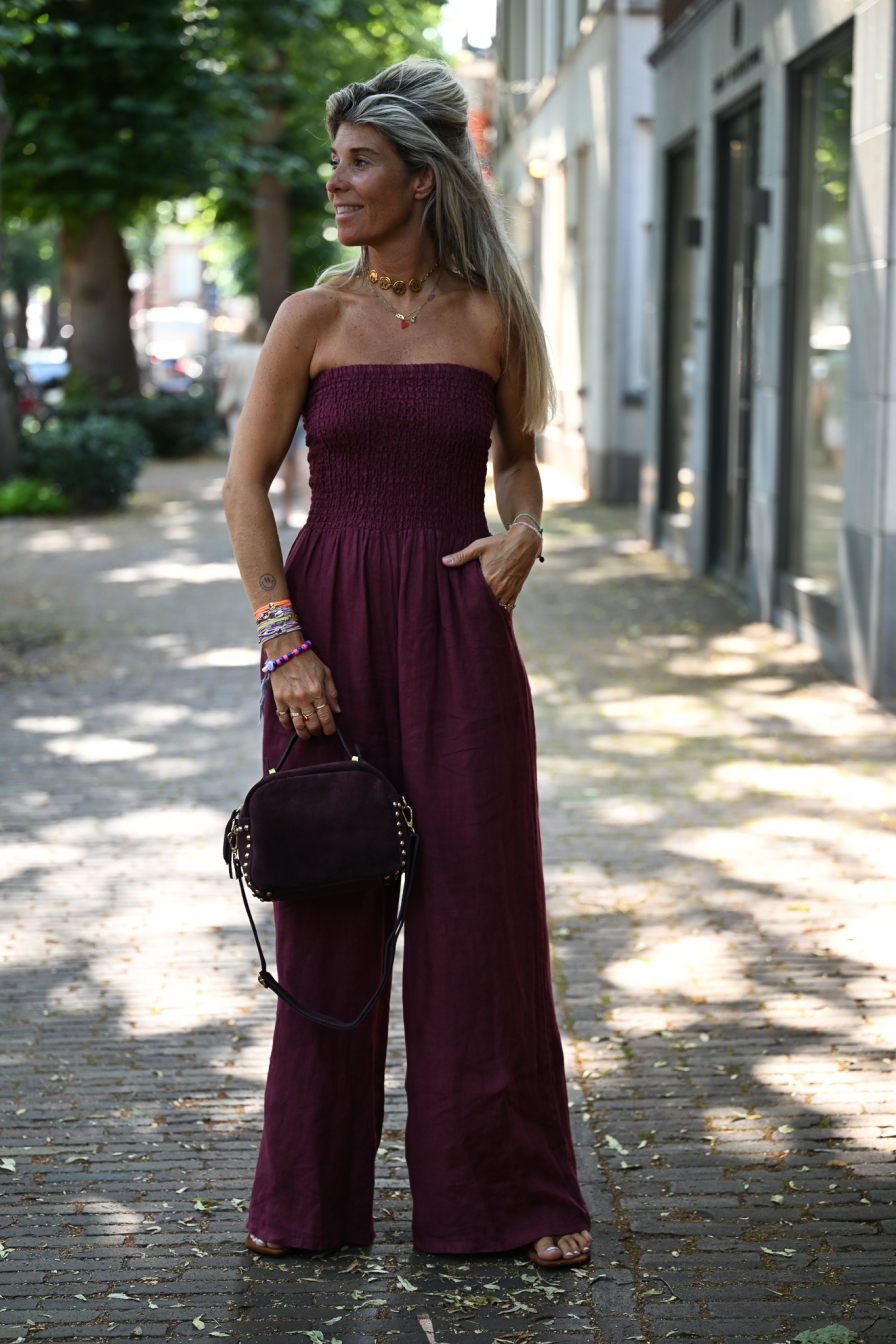 Jumpsuit Joly Bordeaux