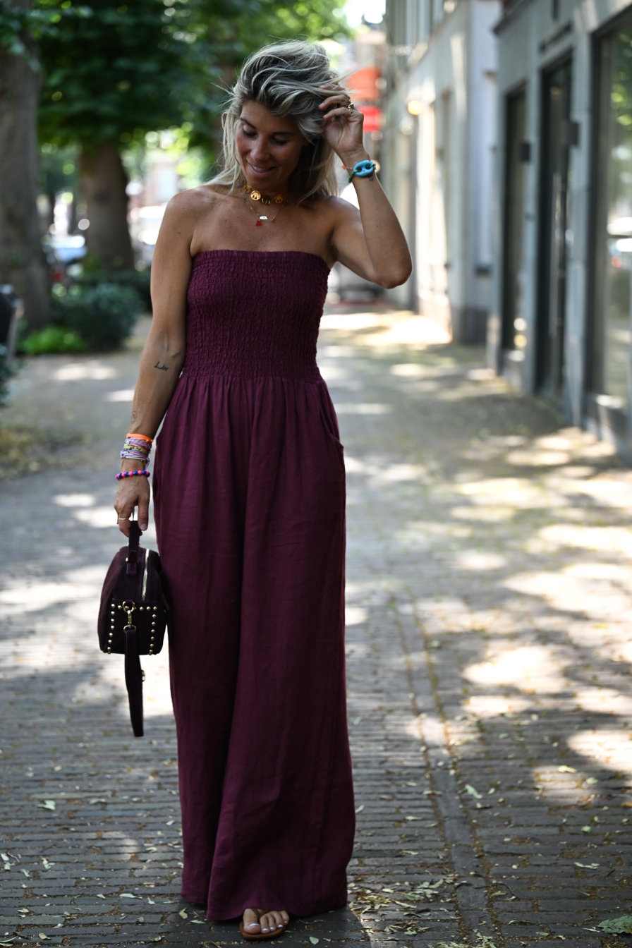Jumpsuit Joly Bordeaux