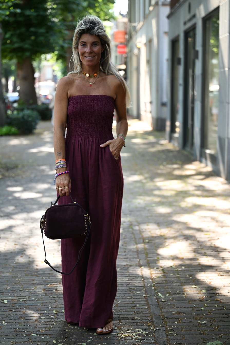 Jumpsuit Joly Bordeaux