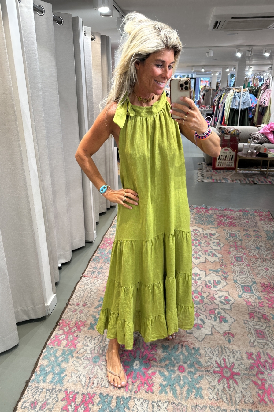 Dress Filani Olijfgroen