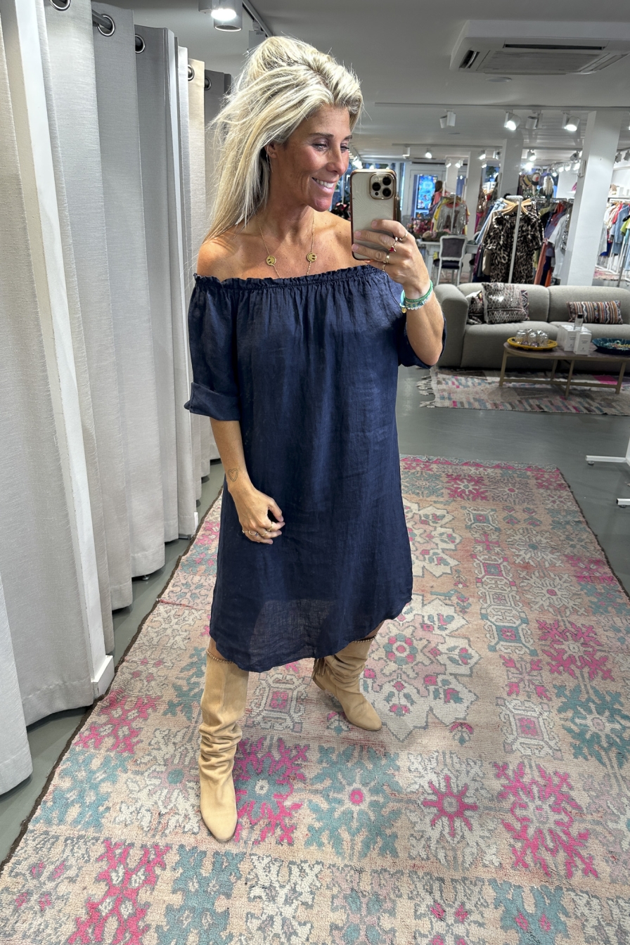 Dress Fara Donkerblauw