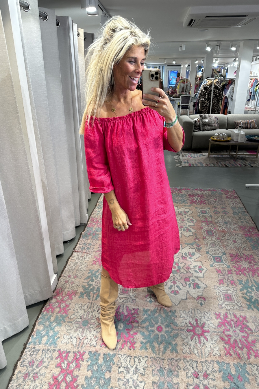 Dress Fara Fuchsia