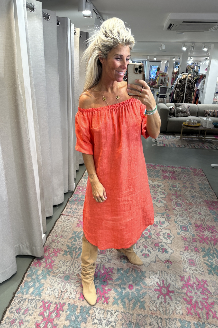 Dress Fara Koraal
