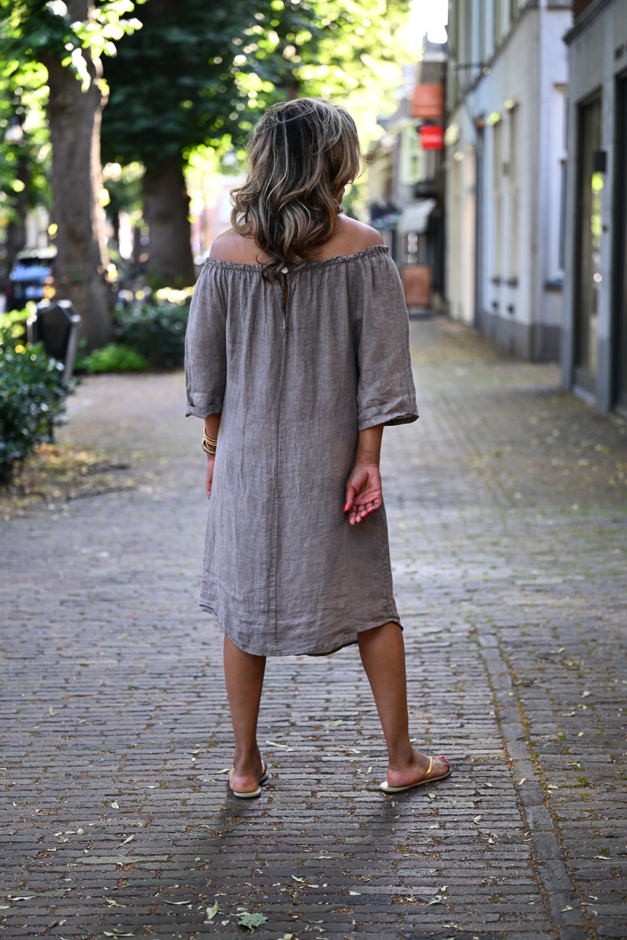 Dress Fara Lichtgrijs