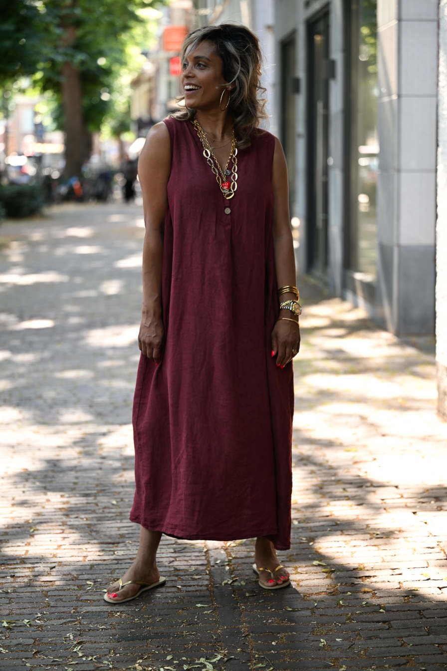 Dress Jutta Bordeaux