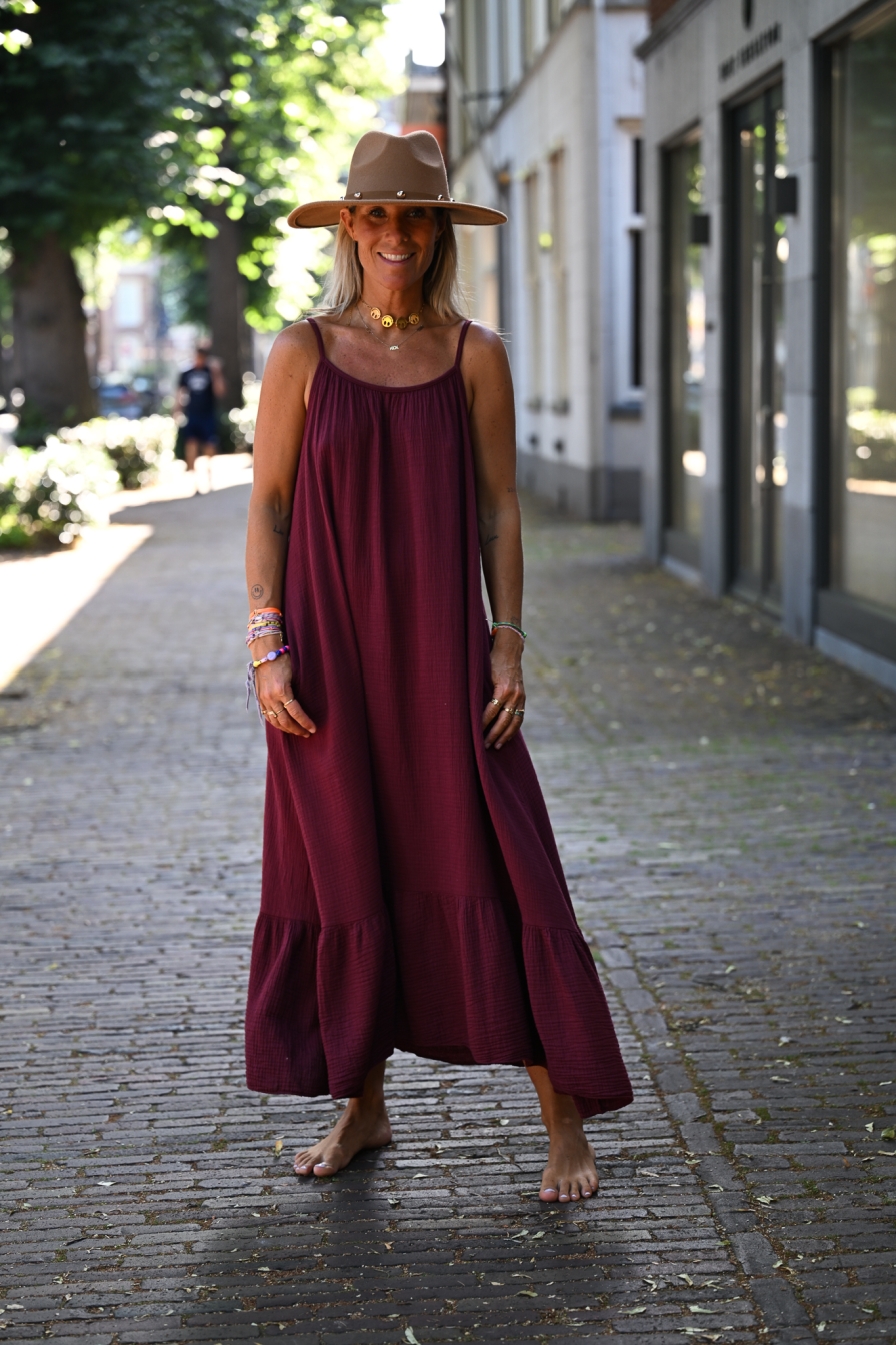 Dress Lotte Bordeaux
