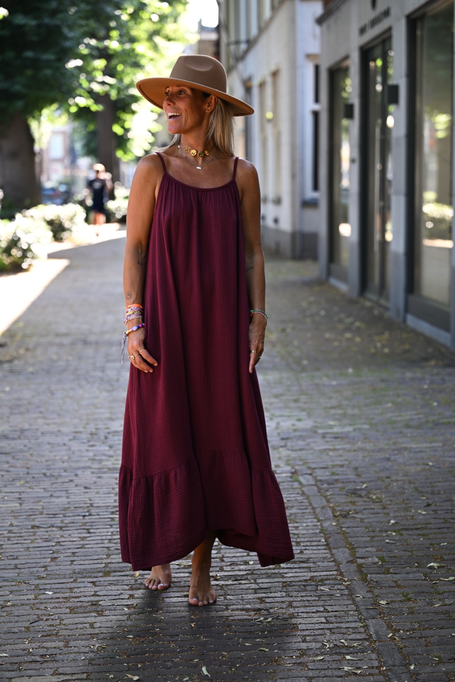 Dress Lotte Bordeaux