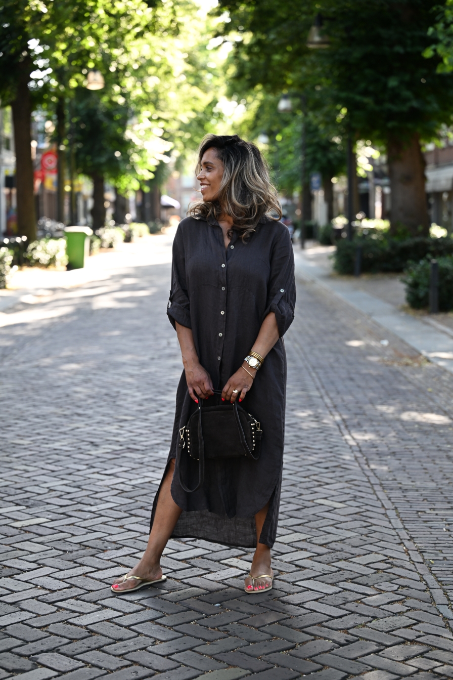 Doorknoop Dress Lizzy Bruin