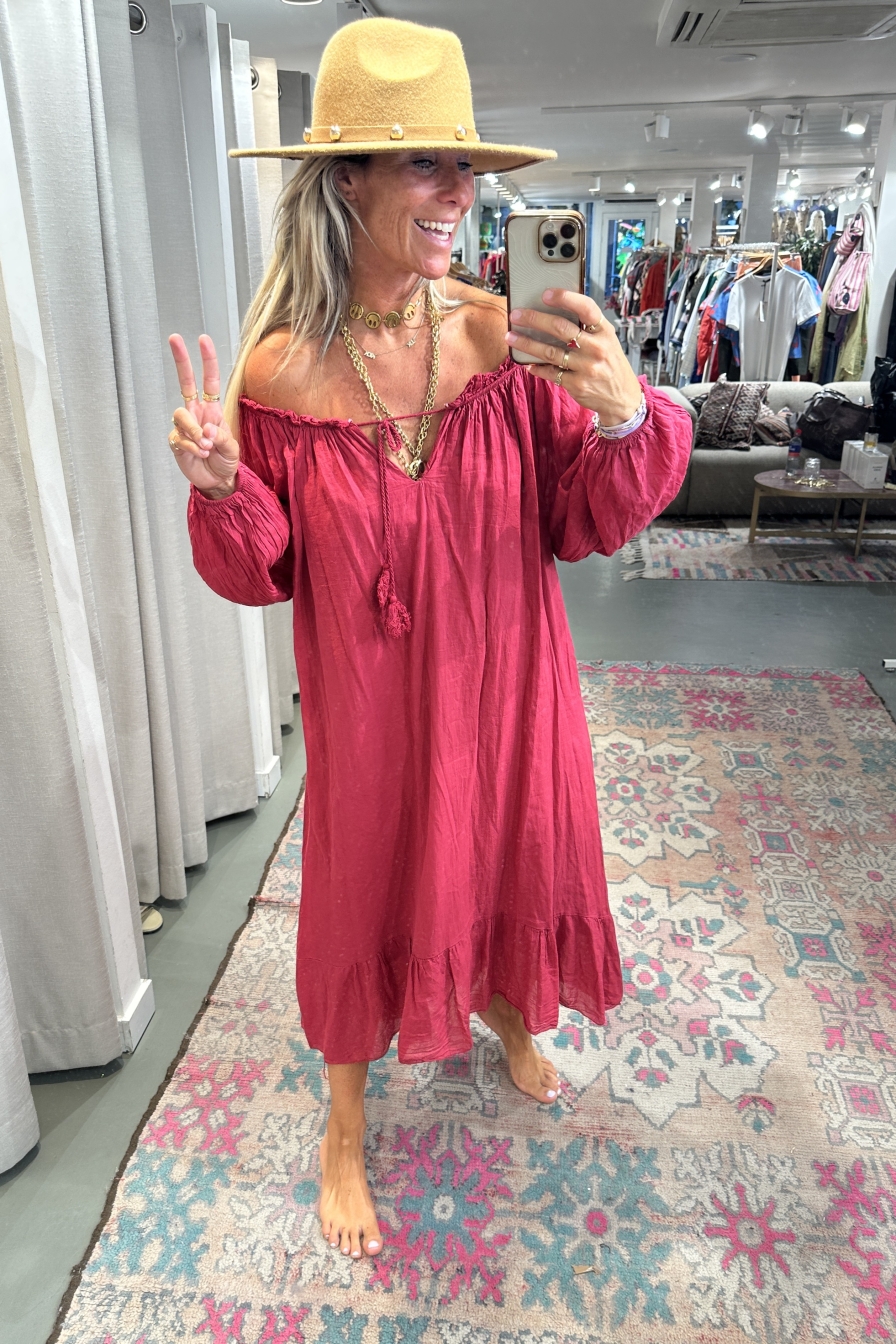 Dress Maxime Bordeaux