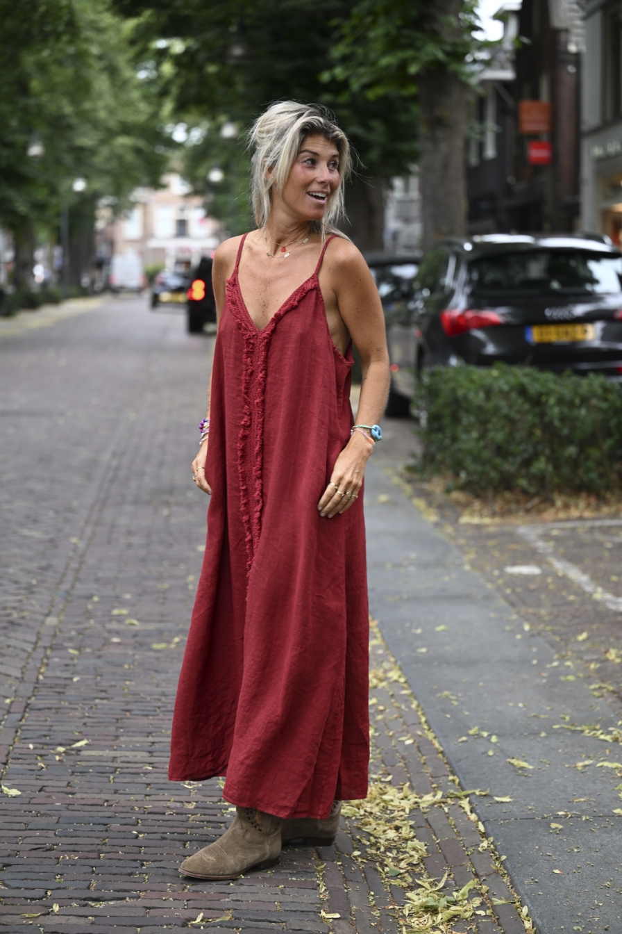 Dress Raffaella Bordeaux