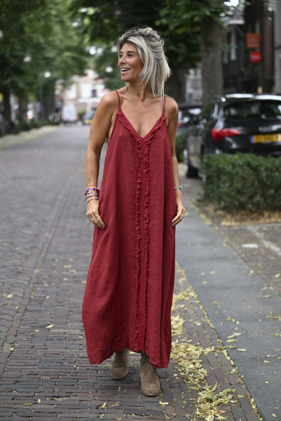 Dress Raffaella Bordeaux