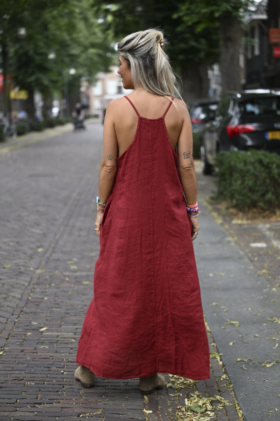 Dress Raffaella Bordeaux