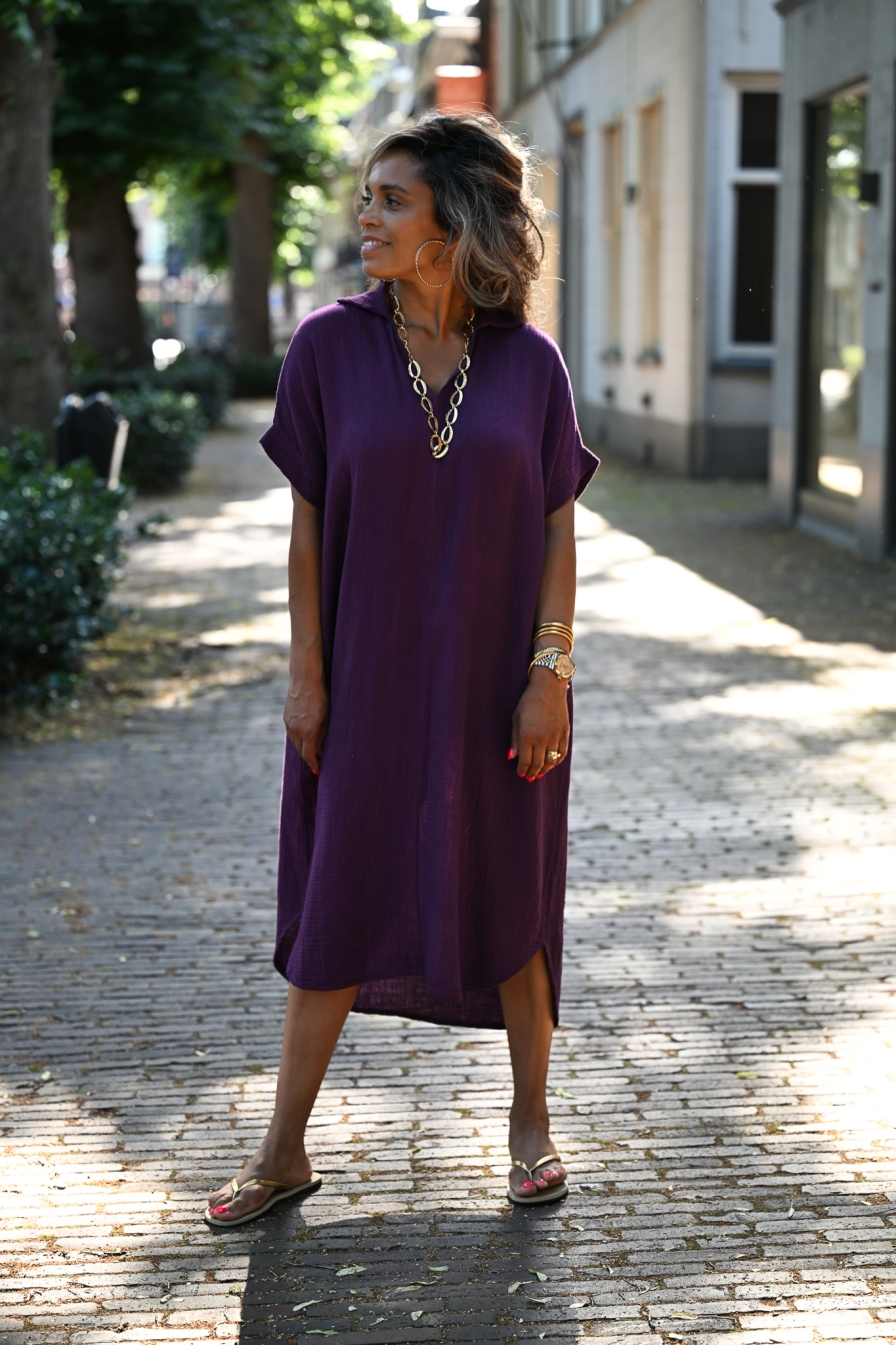 Dress Indie Aubergine