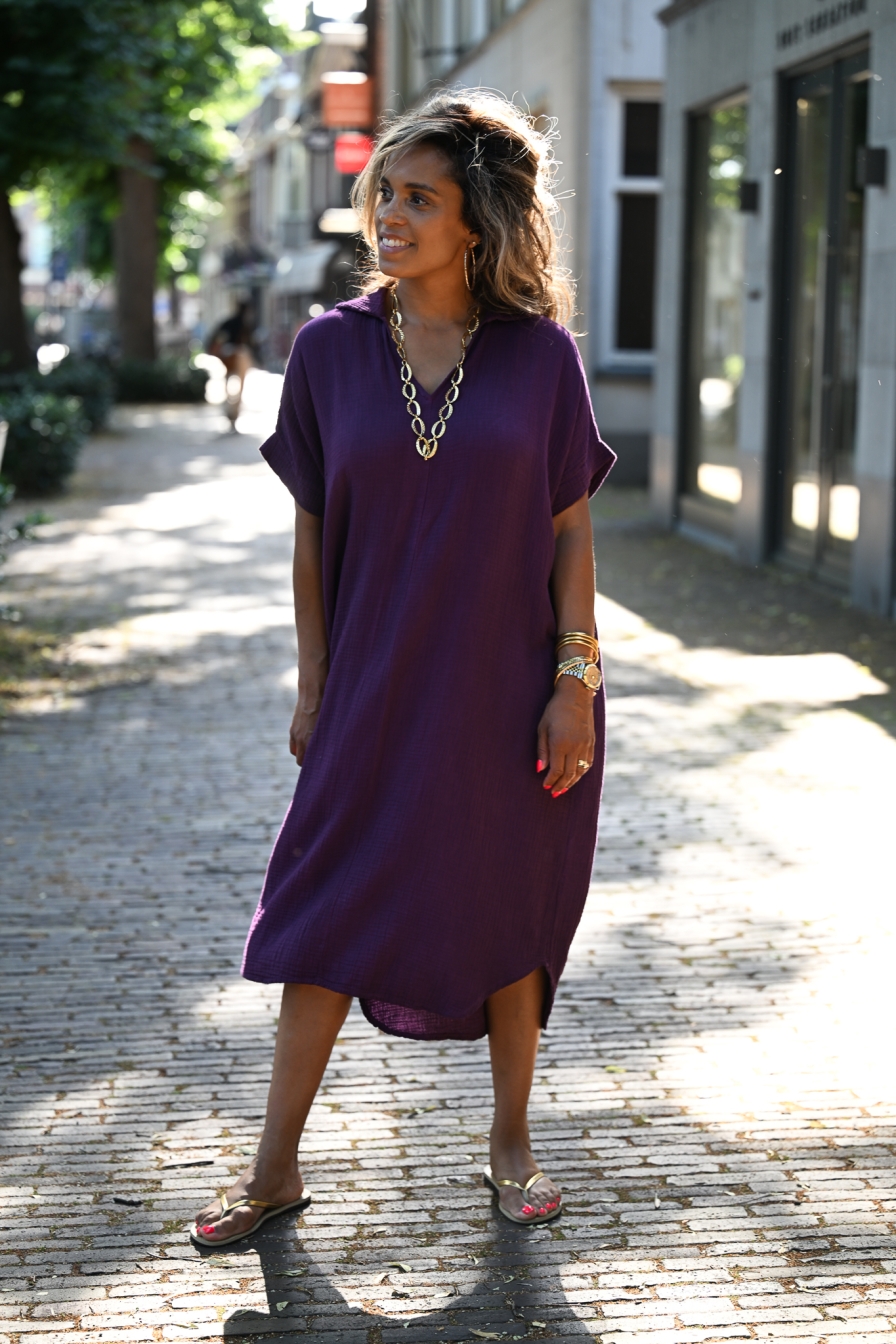 Dress Indie Aubergine