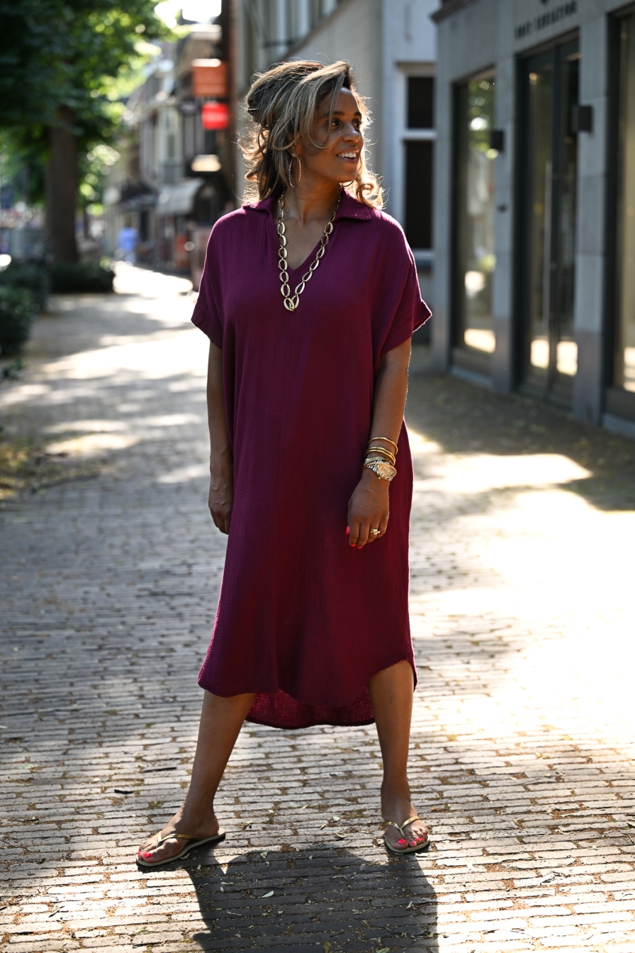 Dress Indie Bordeaux