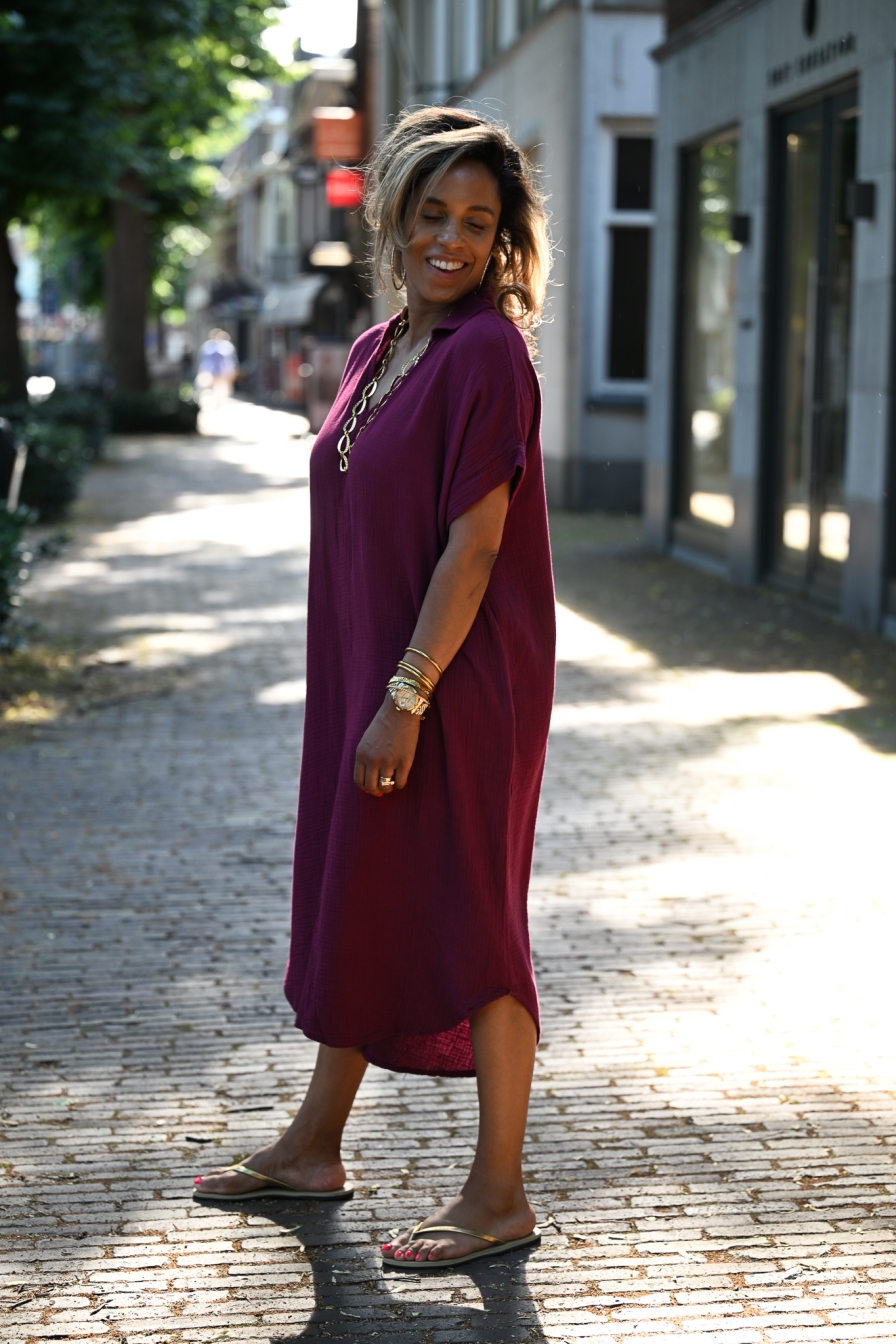Dress Indie Bordeaux