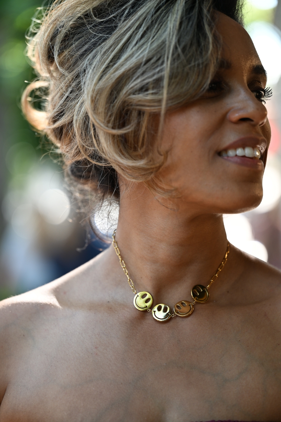 Ketting 4-Smileys Gold