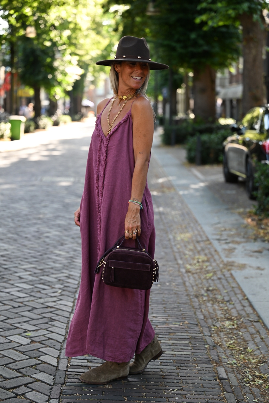 Tas Milaan Studs Bordeaux