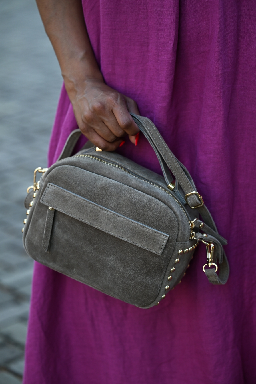 Tas Milaan Studs Taupe