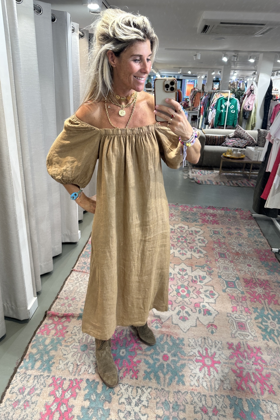 Dress Meya Camel