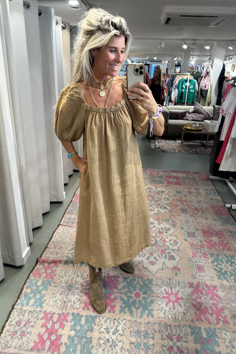 Dress Meya Camel