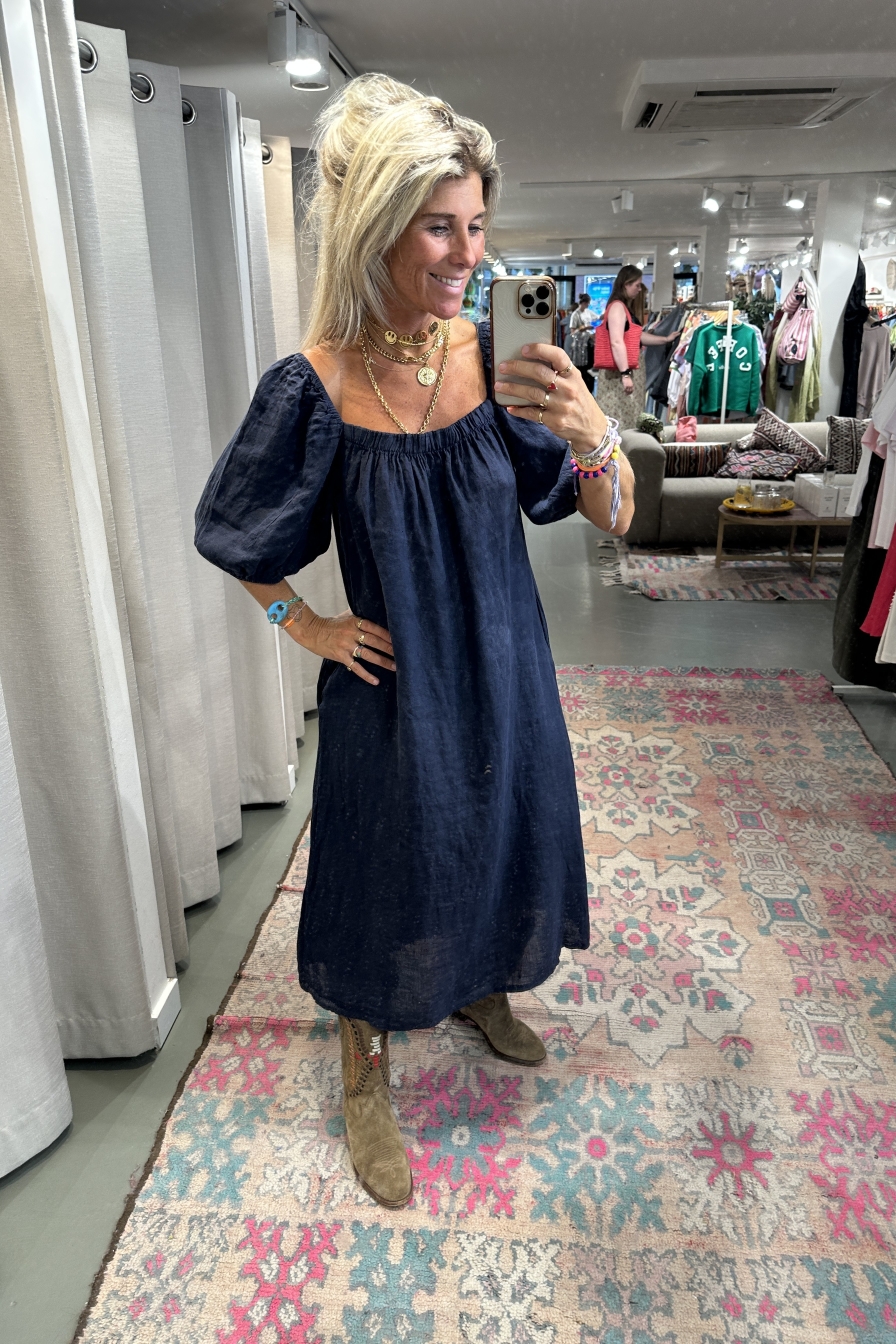 Dress Meya Donkerblauw