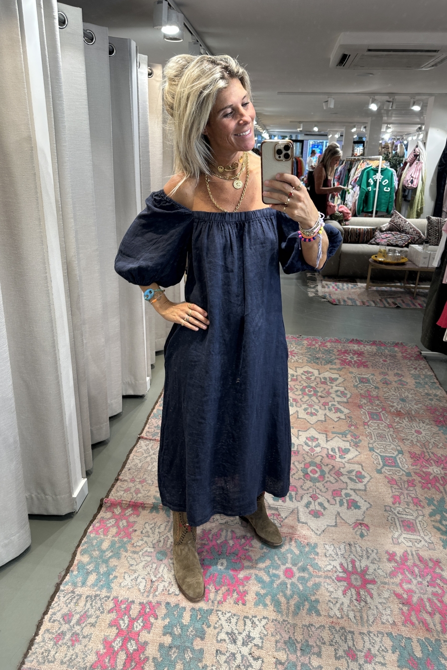 Dress Meya Donkerblauw