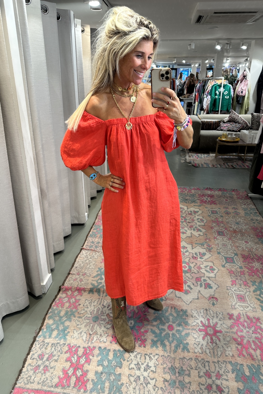 Dress Meya Koraal
