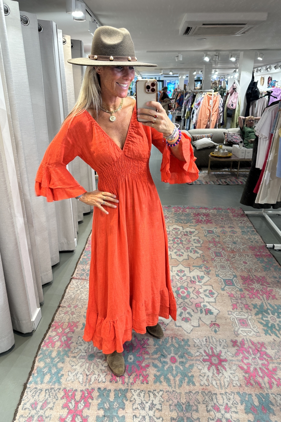 Dress Meribelle Koraal